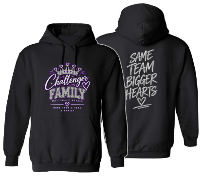 Challenger Family Hoodie Black