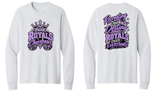 Picture of Royals Cheerleader Long Sleeve T-Shirt