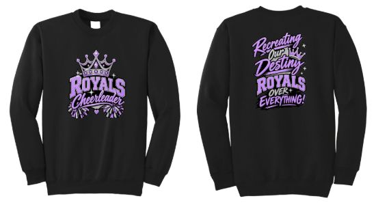 Picture of Royals Cheerleader Crewneck Sweatshirt